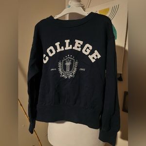 WonderNation “College” Sweatshirt Girl’s M(7/8)